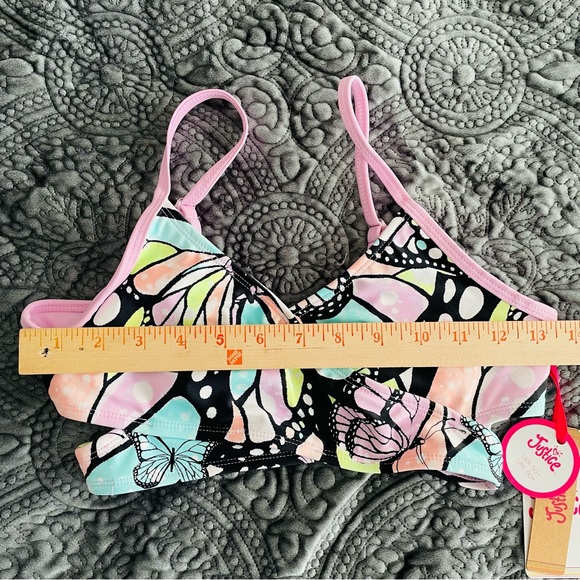Justice Girl’s 2pc Swimsuit size12/14 - Picture 5 of 10